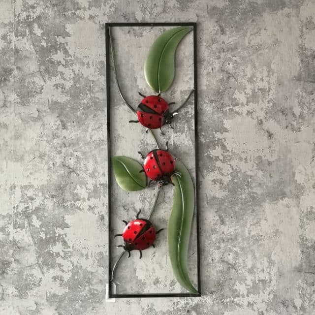 Wand Decoratie Lieveheersbeestjes