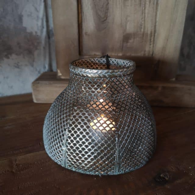 Windlicht Antique Grijs Art 21 7427