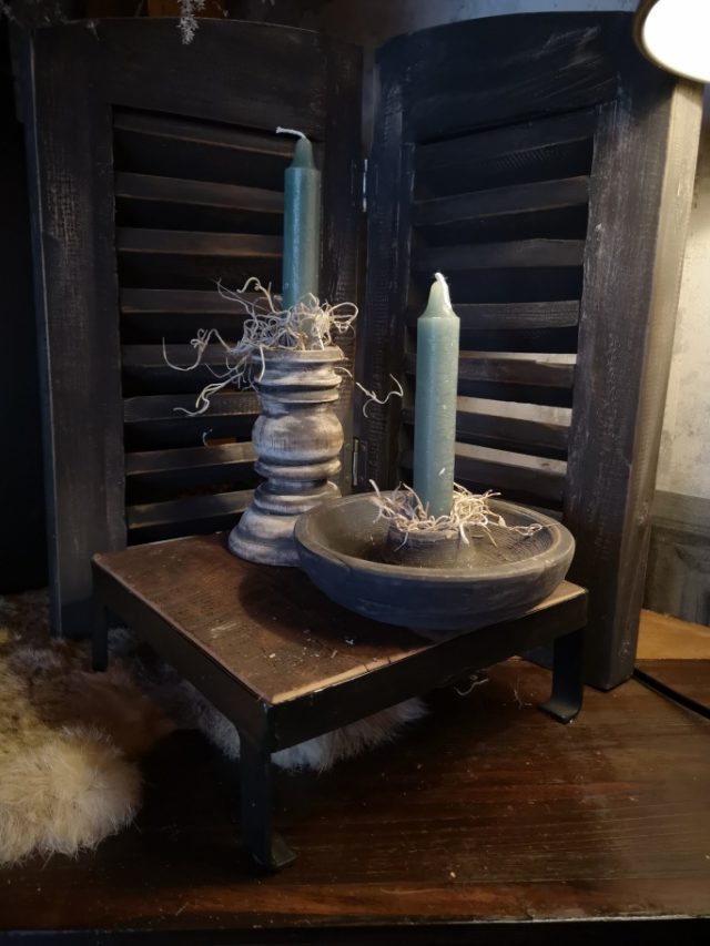 Diner Kaars Groen 13 5cm