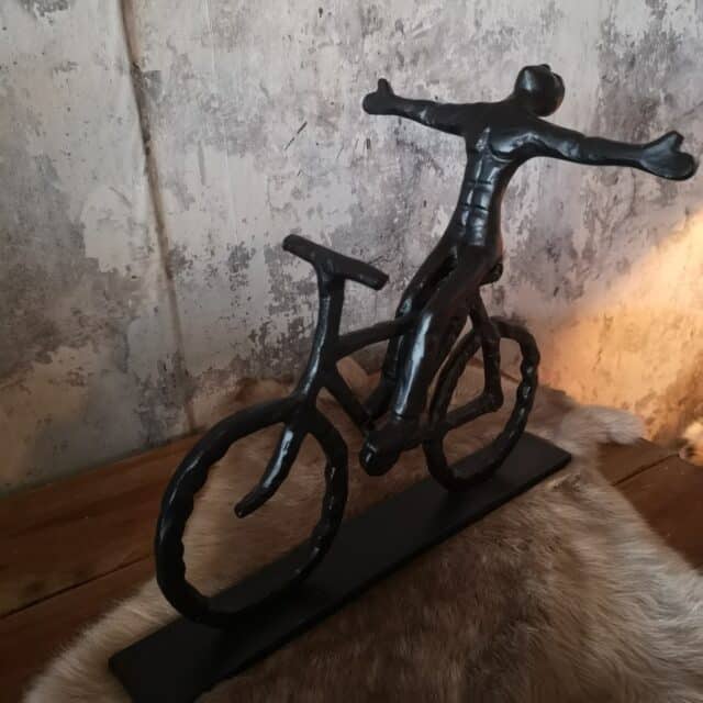 Beeld Fiets Zwart Art 24 4834