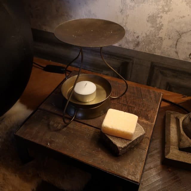 Geurbrander Maroc Goud Incl 2 Amberblokjes