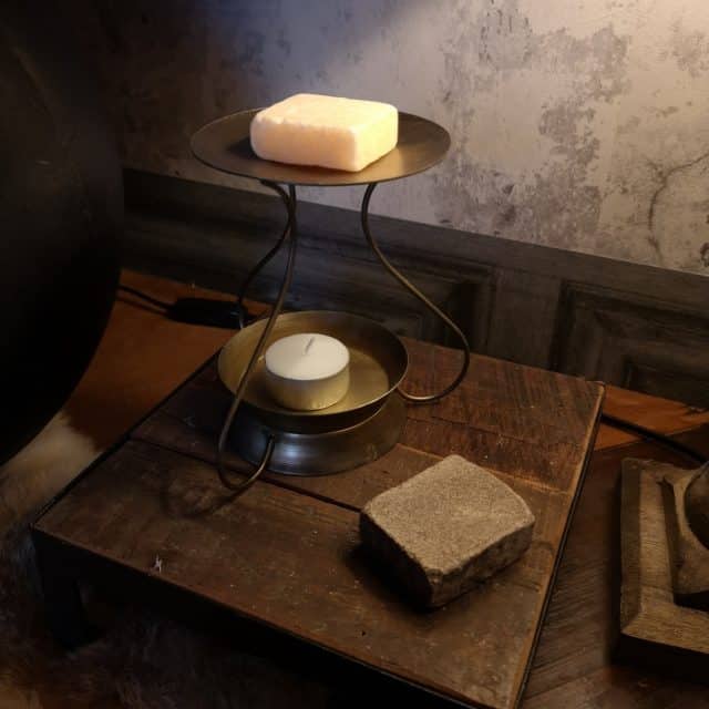 Geurbrander Maroc Goud Incl 2 Amberblokjes