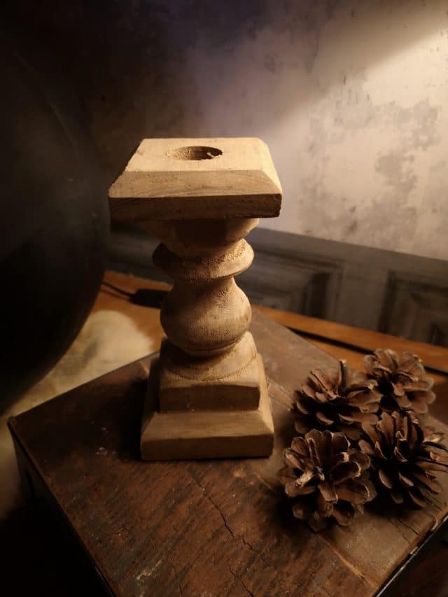 Kandelaar Hout Bruin Art 23 5914