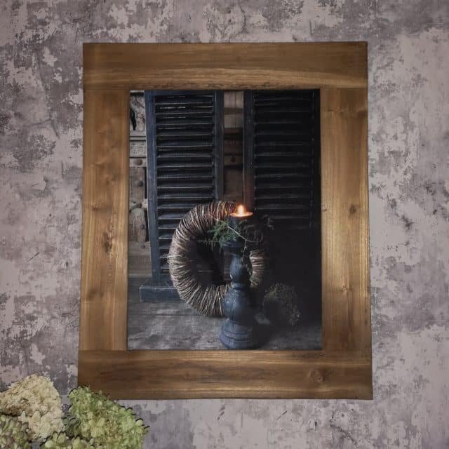 Houten Lijst Met Nostalgisch Doek Art 6479 Uitverkocht