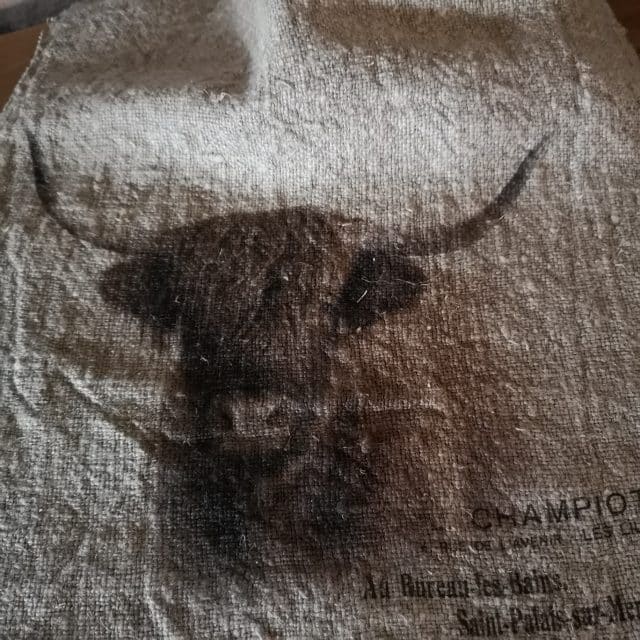 Shabby Doek Hooglander Kleur 30 X 45 Cm
