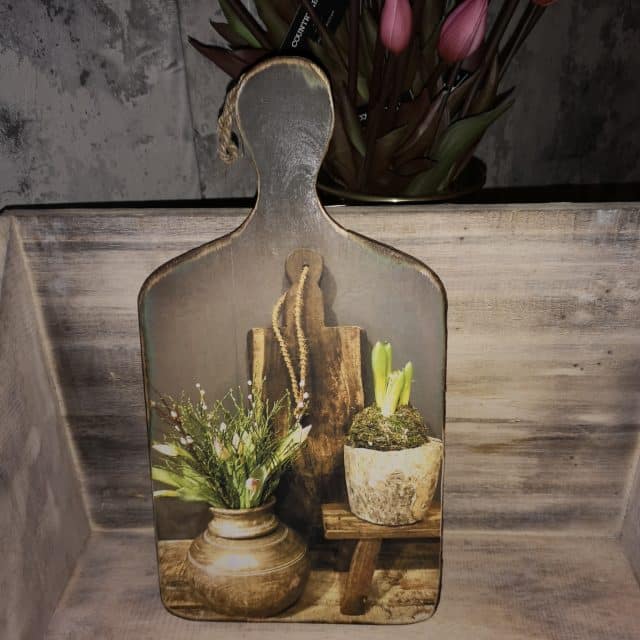 Houten Decoratie Plank Klein Art 9657